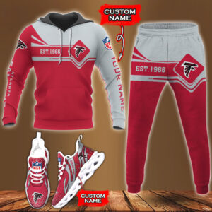 Atlanta Falcons - NFL - Premium Sport 3D Hoodie - Jogger Personalized Name  - M11 - Beautee POD