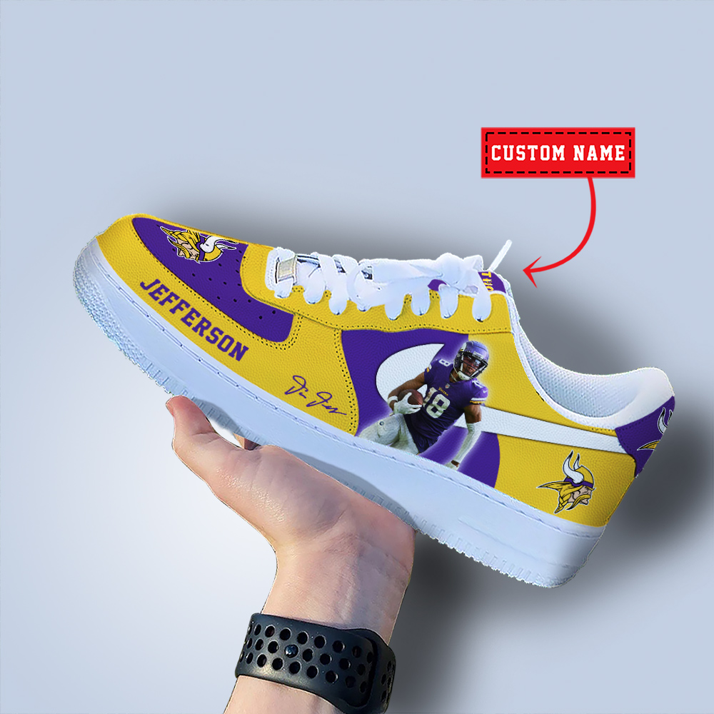 : FBF - Minnesota Vikings NFL Player # Footwear For Men