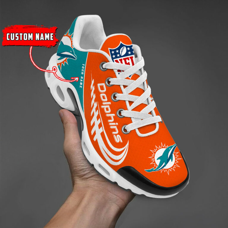 Running Sneakers NFL Miami Dolphins Personalized Name Max Soul Chunky  Sneakers - YesItCustom